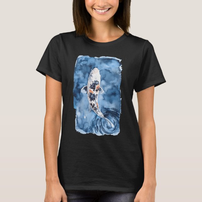 Koi in blue T-Shirt (Front)