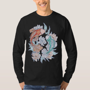 Koi In Ying & Yang Style For Men Women And Childr T-Shirt
