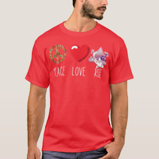 Koi Japanese Fish Heart Japanese Koi Carp Love Pea T-Shirt