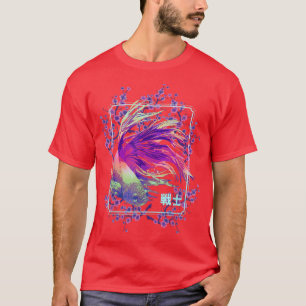 Koi Japanese Fish Sakura Tree Cherry Blossom Nishi T-Shirt