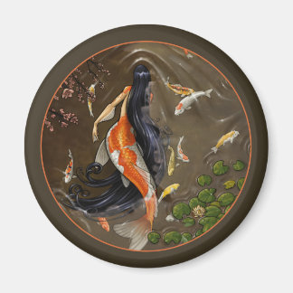 Koi Mermaid Magnet