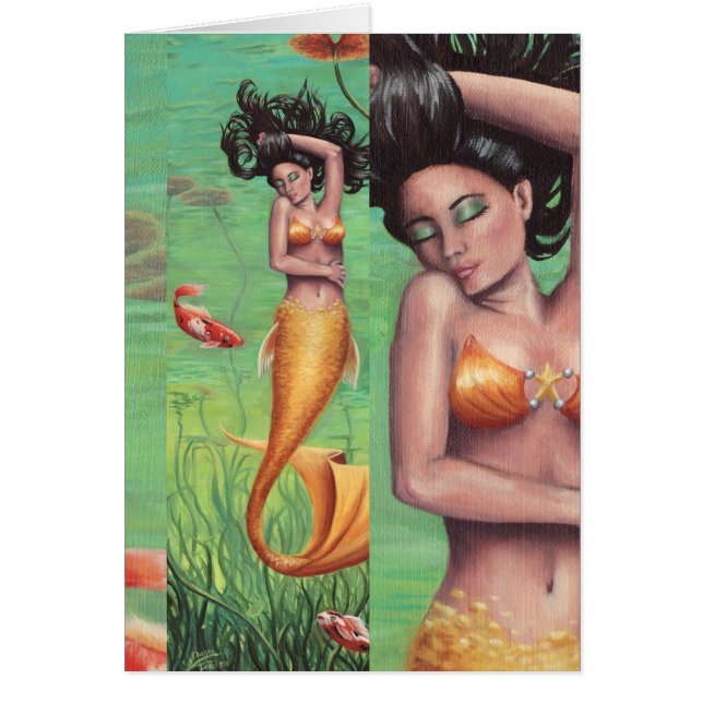 Koi Mermaid Postcard (Front)