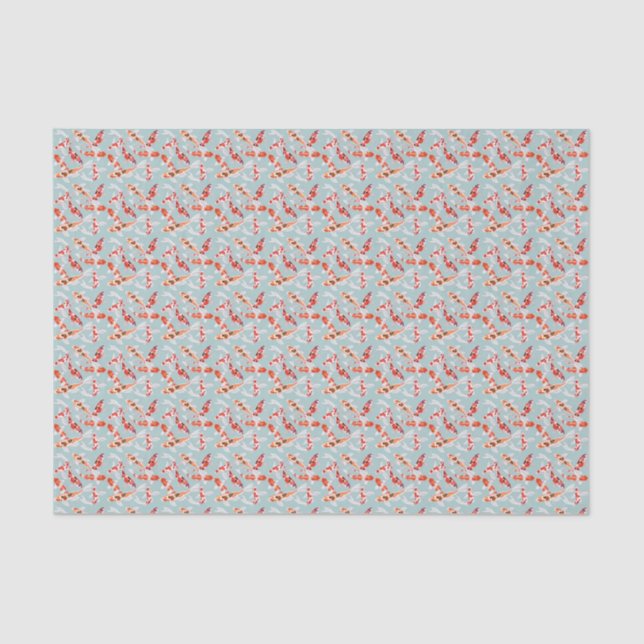 Koi mini print tissue paper (Front)