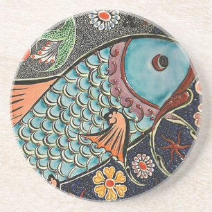 Koi Mosaic Coaster