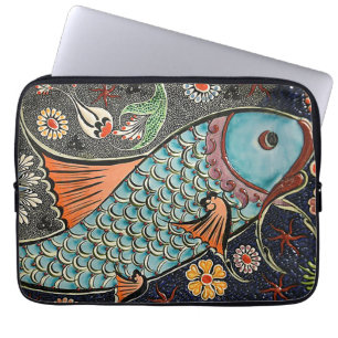 Koi Mosaic Laptop Sleeve