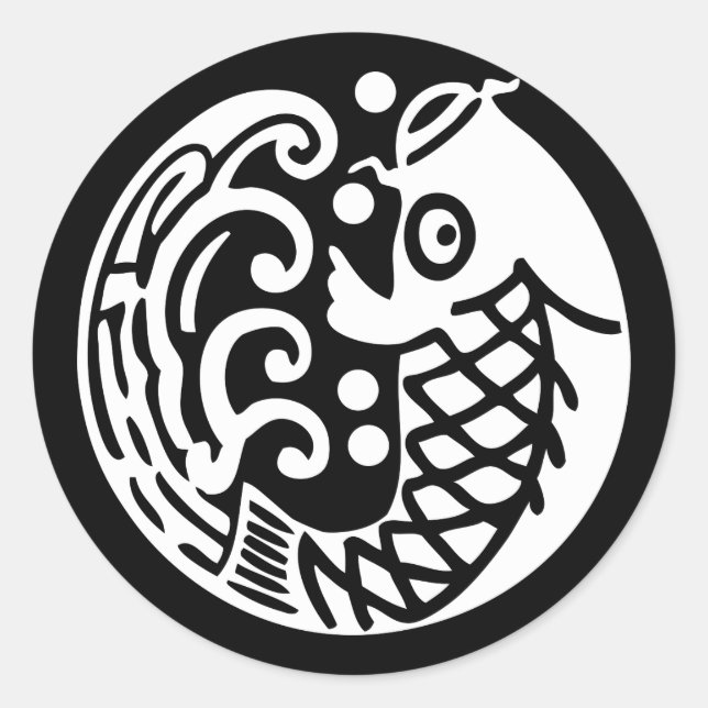 Koi ni Nami Classic Round Sticker (Front)