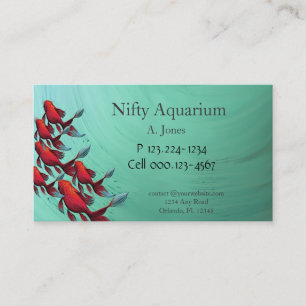 Koi Pet Store/Aquarim or Pond Cleaner Business Card