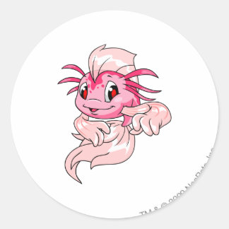 Koi Pink Classic Round Sticker