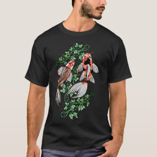 Koi Pond Art I Love Koi Fish Watercolor T-Shirt