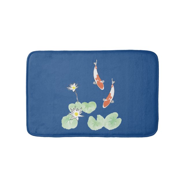 Koi Pond Bath Mat (Front)