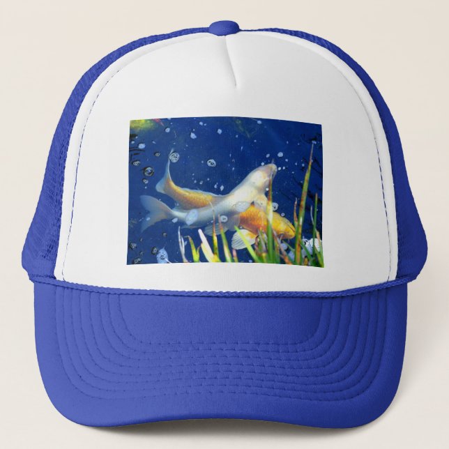 koi pond blue hat (Front)