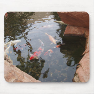 Koi Pond Mouse Pad