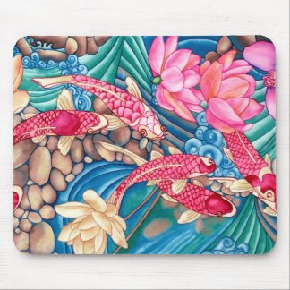 Koi Pond Mouse Pad