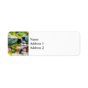 Koi Pond Return Address Label
