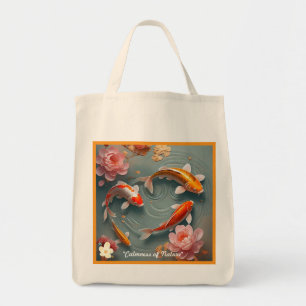 "Koi Pond Sanctuary" Tote Bag