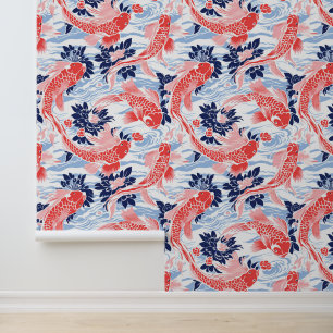 Koi Pond Serenity Wallpaper