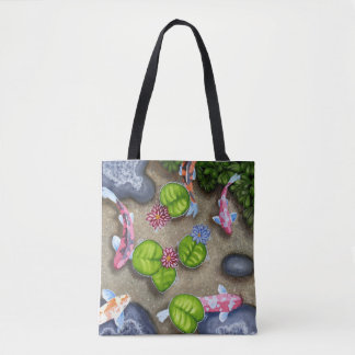 Koi Pond Shoulder Tote