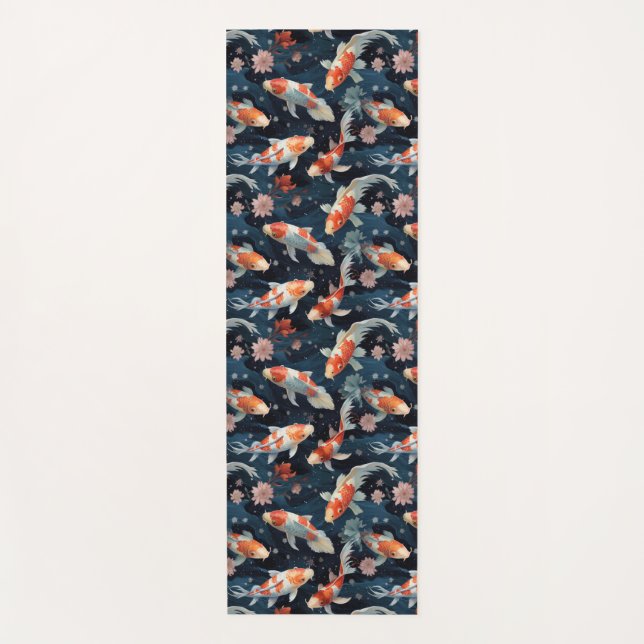 Koi Pond Yoga Mat (Front)