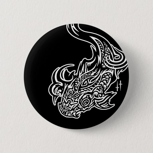 Koi Round Button (Front)