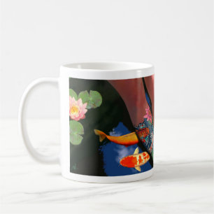Koi Tattoo Lily Pond Mug Lefthand