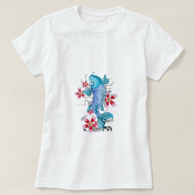 Koi Tattoo T-Shirt (Design Front)