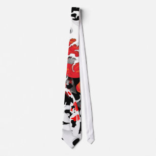 Koi Tattoo: Traditional Japanese Design Tie