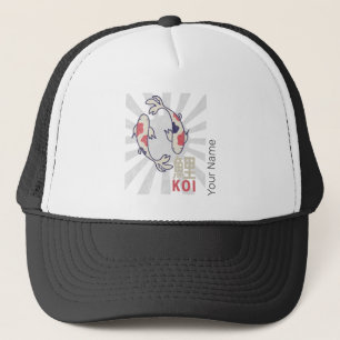 Koi Vintage Nishikigoi Japanese Carp for Aquarist Trucker Hat