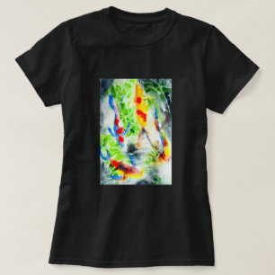 Koi Watercolor fish fine art T-Shirt