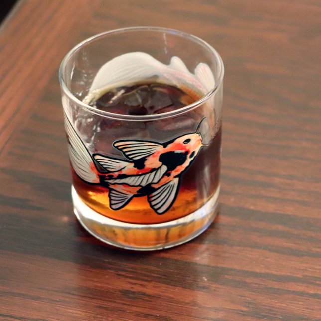Koi Whiskey Glass (Creator Uploaded)