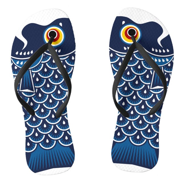 Koinobori Carp Streamer Thongs (Footbed)