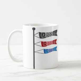 Koinobori or Carp Streamers Coffee Mug