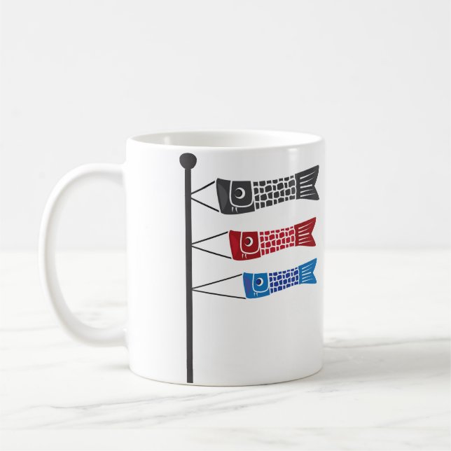 Koinobori or Carp Streamers Coffee Mug (Left)