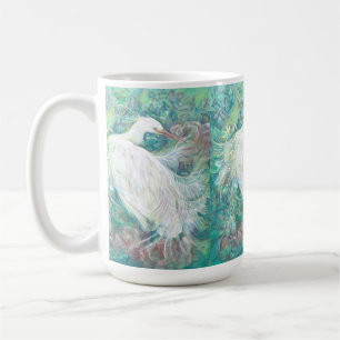 Koka: The Radiant Heron Coffee Mug