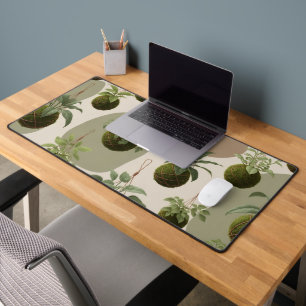 Kokedama Moss Ball - Japandi Living Plant Desk Mat