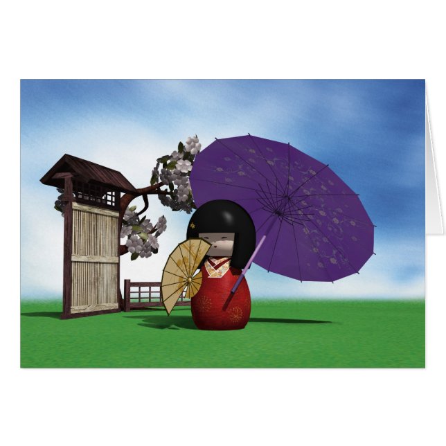 Kokeshi Doll (Front Horizontal)