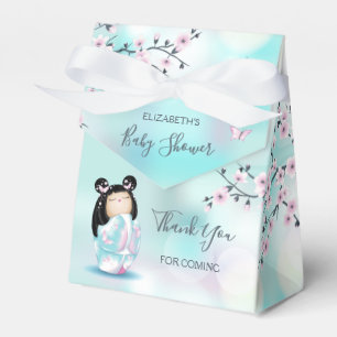 Kokeshi Doll  Baby Shower Thank You  Favour Box