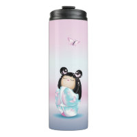 Kokeshi Doll Japanese Chibi Art Style
