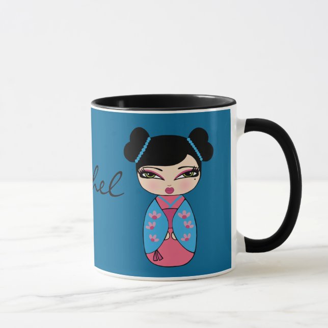 Kokeshi Doll  Mug (Right)