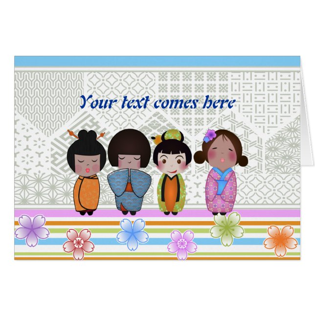 kokeshi dolls (Front Horizontal)