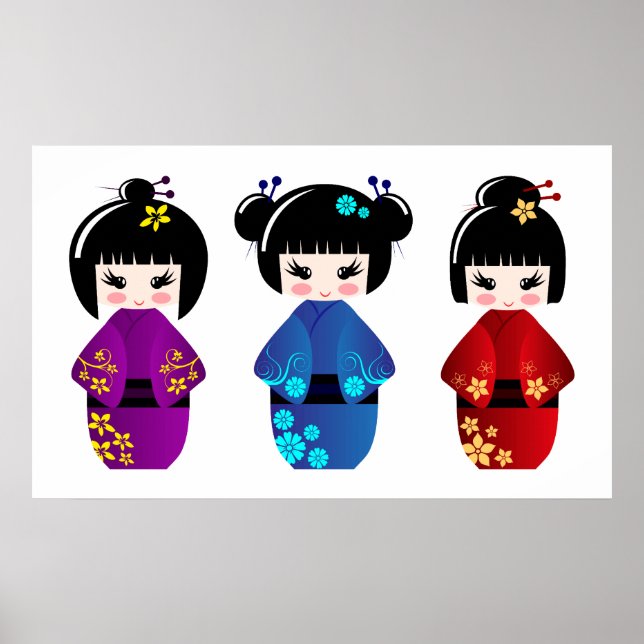 Kokeshi dolls poster (Front)