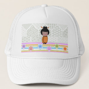 kokeshi dragonflies trucker hat