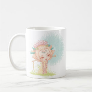 Kokeshi Lotus Coffee Mug