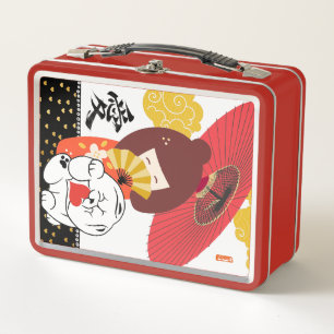 KOKESHI LOVE  Chow Valentine  Metal Lunch Box