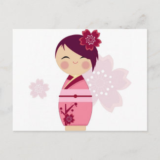 Kokeshi Postcard