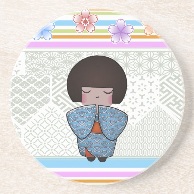 kokeshi seigai coaster (Front)