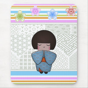 kokeshi seigai mouse pad