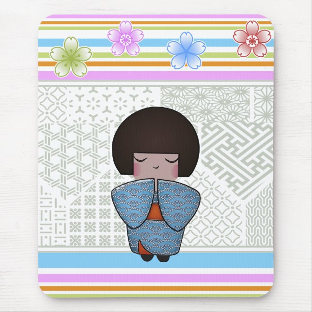 kokeshi seigai mouse pad (Front)