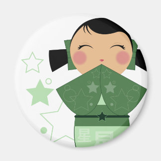 Kokeshi Star Magnet