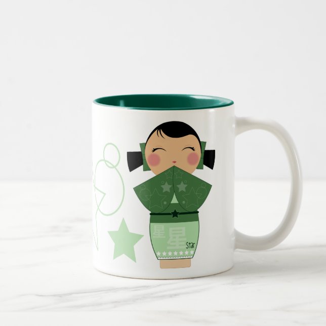 Kokeshi Star Mug (Right)