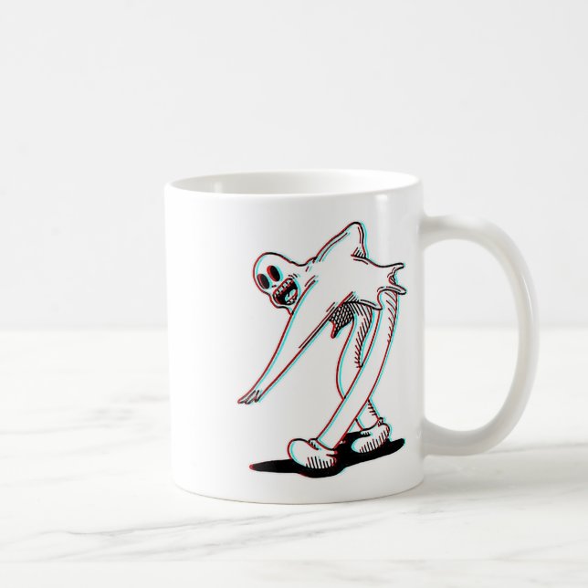 Koko The Clown Ghost Glitch Dancing  Coffee Mug (Right)